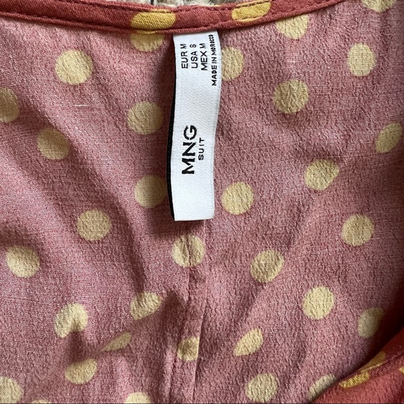 Mango Polka Dot Ruffled Dress - Picture 10 of 12